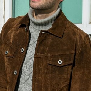 Express genuine suede jacket